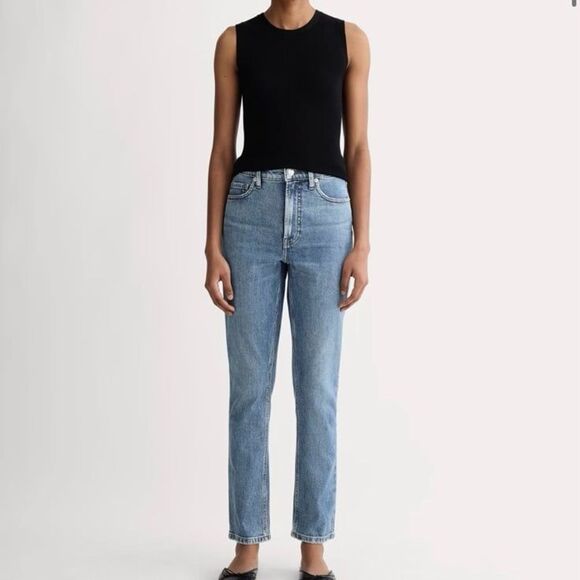 Everlane Denim - Everlane Women's The Original Cheeky Straight Leg Jeans 29 Regular